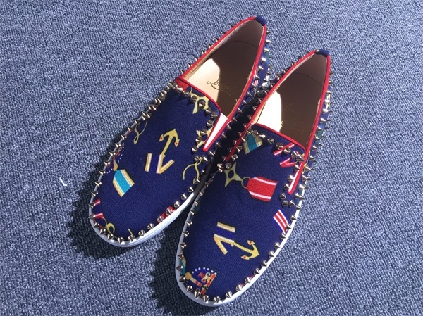 Louboutin For Man Sneakers Christian Louboutin Flat Boat Shoes