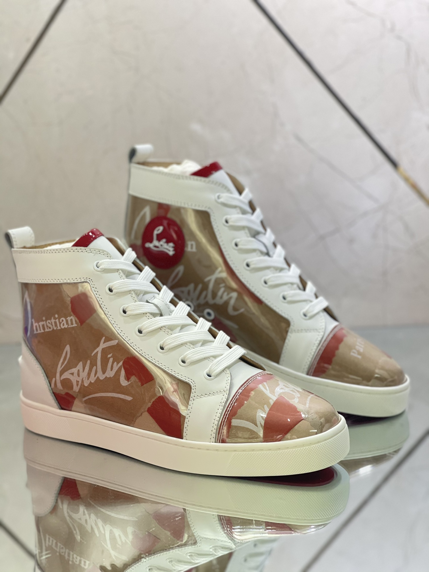 Christian Louboutin Louis Loubi Kraft PVC sneakers