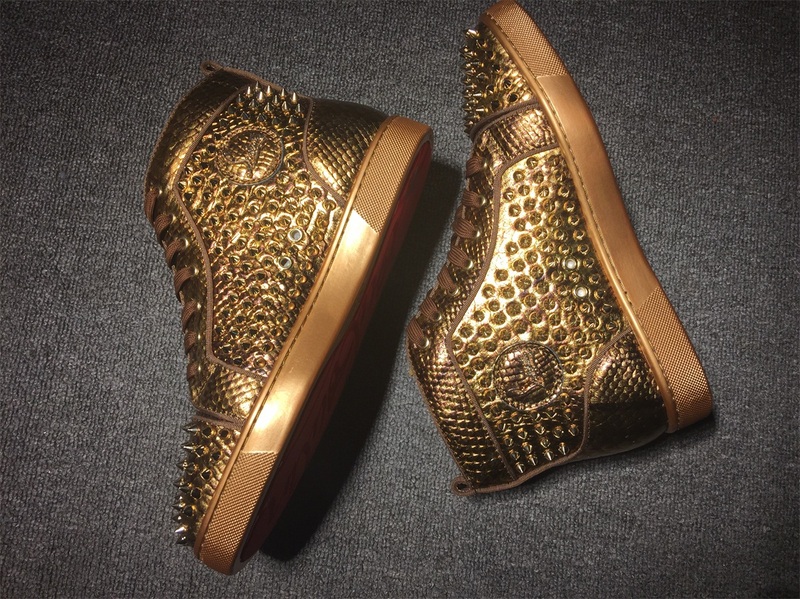 Christian Louboutin High Top Flats Men Sneakers