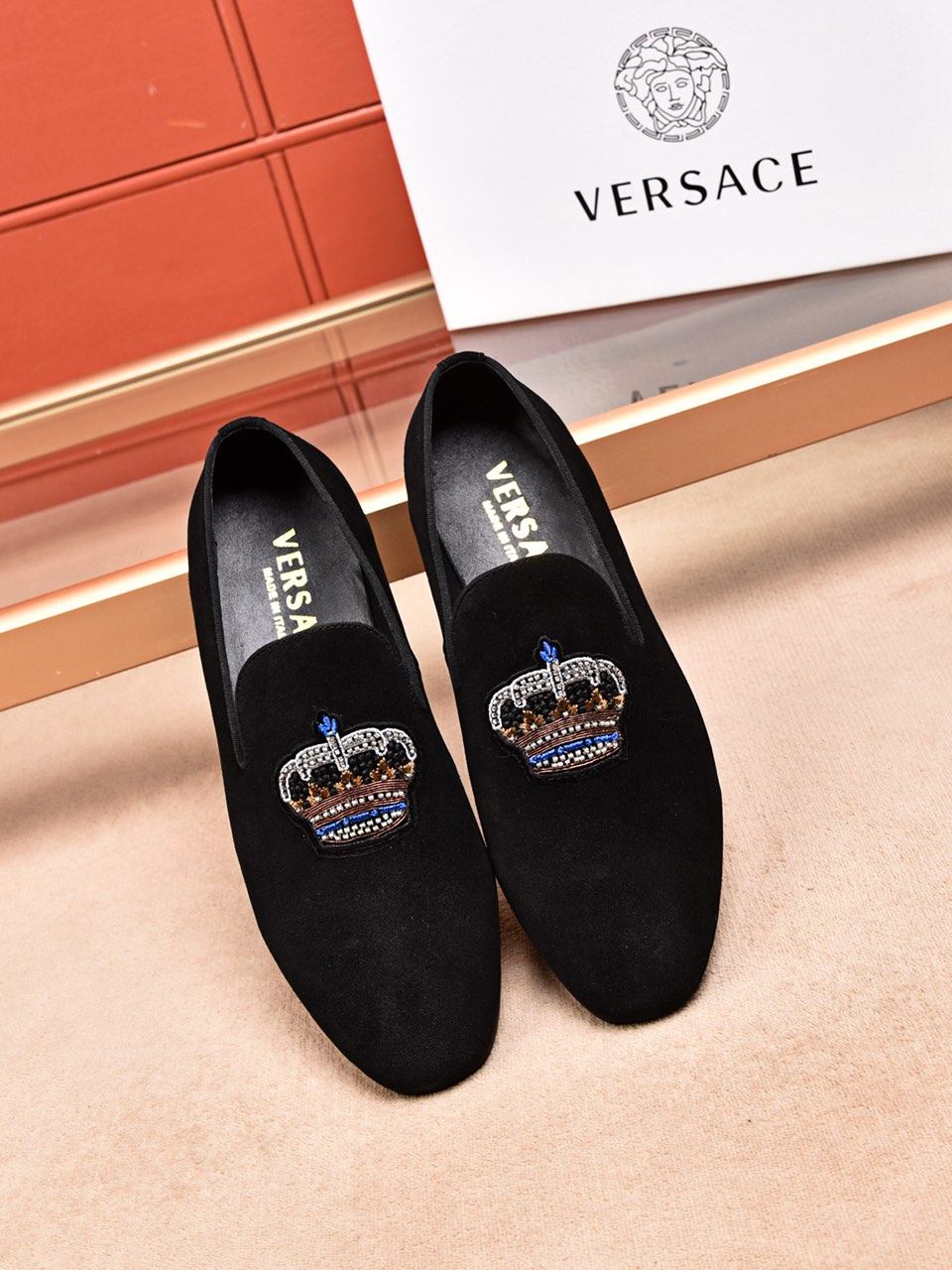 versace loafer shoes for men