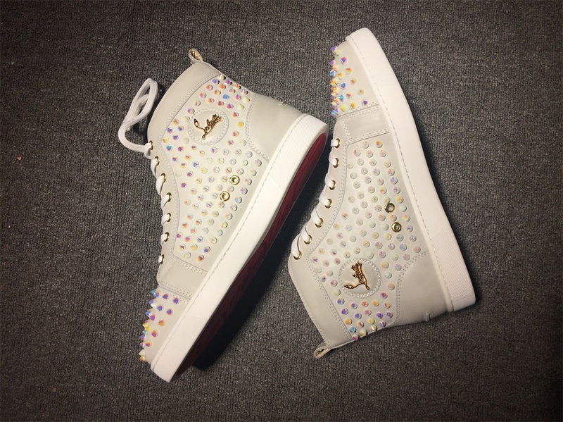 Christian Louboutin High Top Flats Men Sneakers