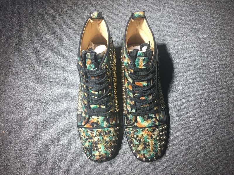 Christian Louboutin High Top Flats Men Sneakers