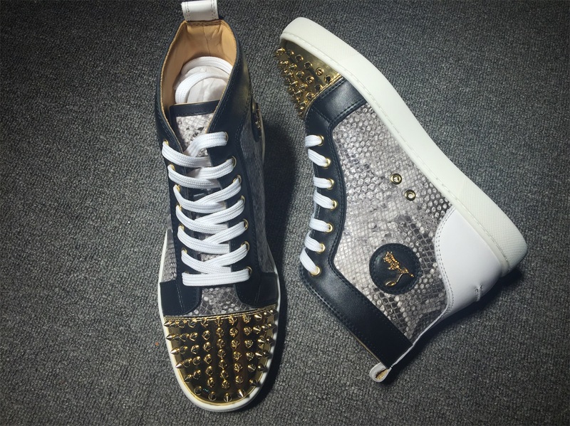 Christian Louboutin High Top Flats Men Sneakers