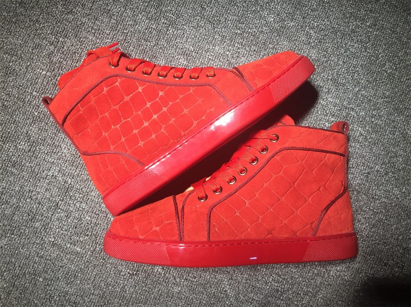 Christian Louboutin High Top Flats Men Sneakers