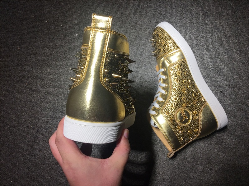 Christian Louboutin High Top Flats Men Sneakers