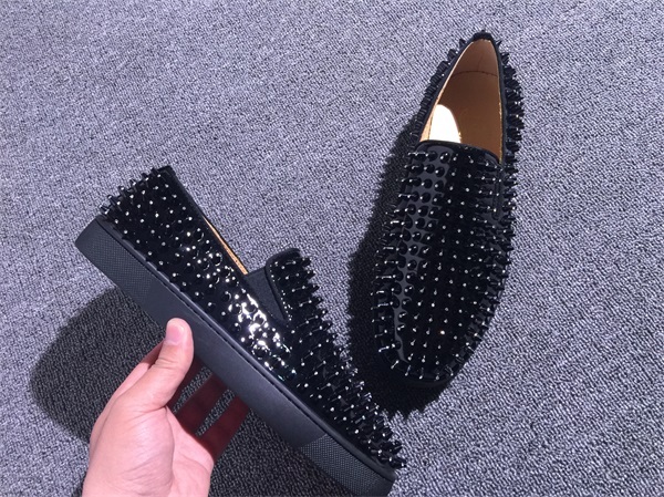 Louboutin For Man Sneakers Christian Louboutin Flat Boat Shoes