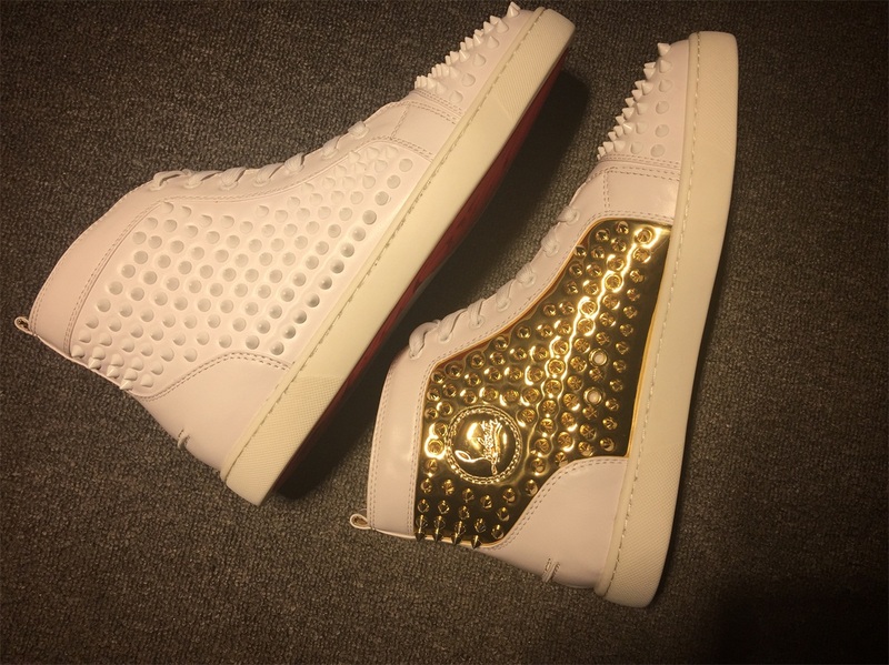 Christian Louboutin High Top Flats Men Sneakers
