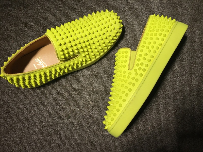 Louboutin For Man Sneakers Christian Louboutin Flat Boat Shoes