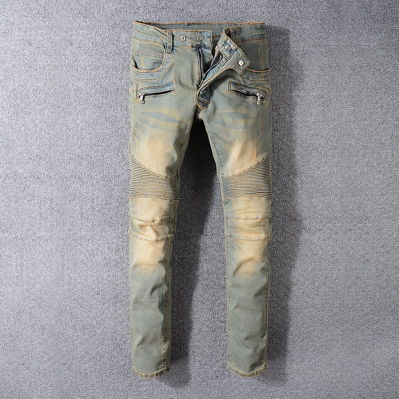 Balmain Jeans Discounts Sale MEN JEANS & TROUSERS BIKER-STYLE JEANS