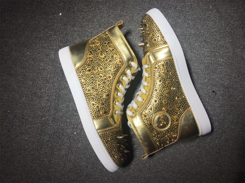 Christian Louboutin High Top Flats Men Sneakers