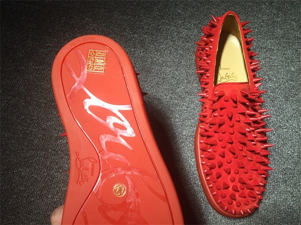 Louboutin For Man Sneakers Christian Louboutin Flat Boat Shoes