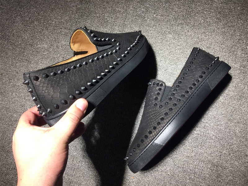 Louboutin For Man Sneakers Christian Louboutin Flat Boat Shoes