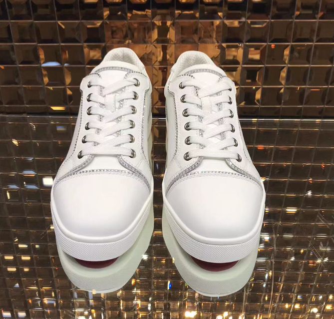 christian louboutin Vieira Bordo Strass Flat shoes