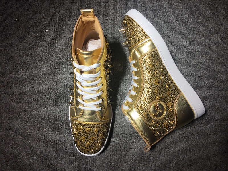 Christian Louboutin High Top Flats Men Sneakers