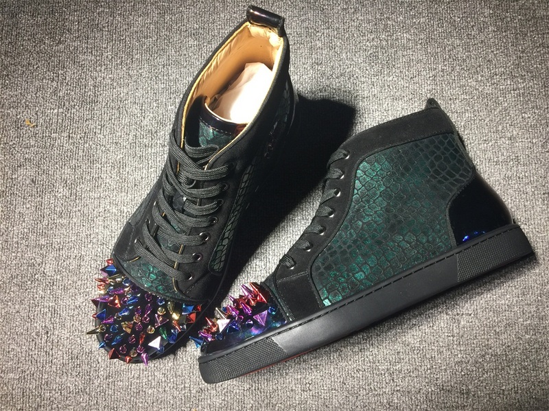 Christian Louboutin High Top Flats Men Sneakers
