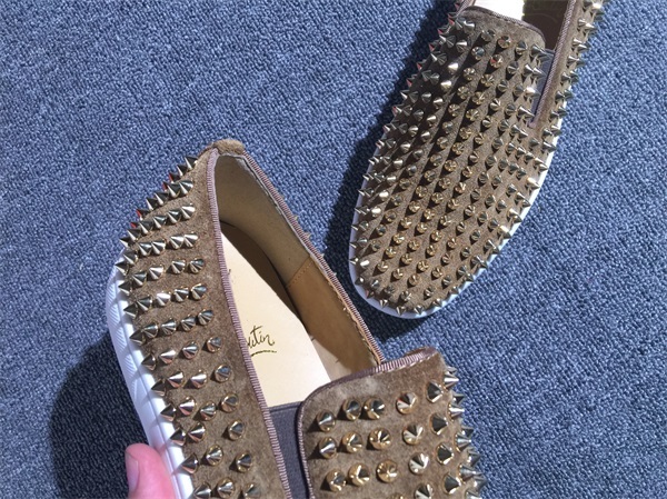 Louboutin For Man Sneakers Christian Louboutin Flat Boat Shoes