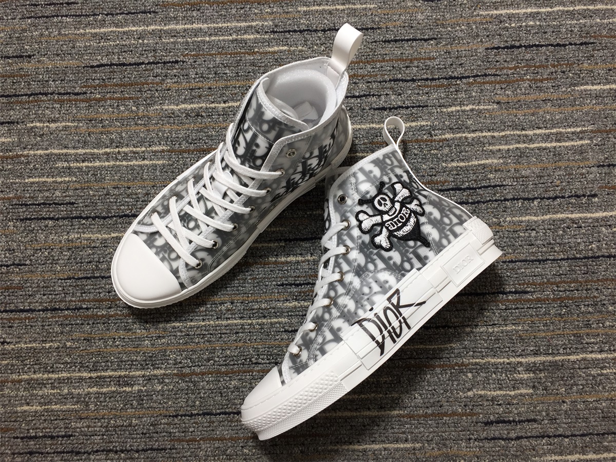 Dior x Stussy B23 High-Top Sneakers