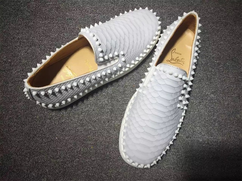 Louboutin For Man Sneakers Christian Louboutin Flat Boat Shoes