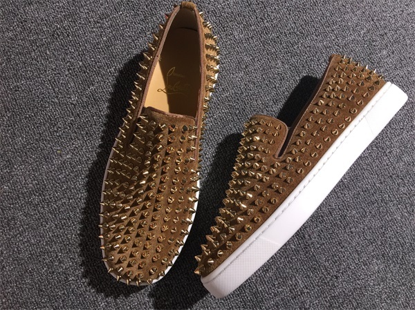 Louboutin For Man Sneakers Christian Louboutin Flat Boat Shoes