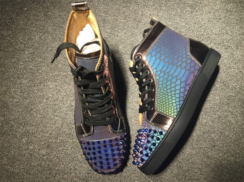 Christian Louboutin High Top Flats Men Sneakers