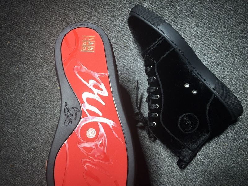 Christian Louboutin High Top Flats Men Sneakers