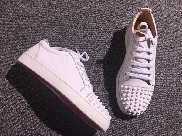 Christian Louboutin White Low Top Junior Shoes