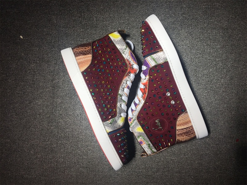 Christian Louboutin High Top Flats Men Sneakers
