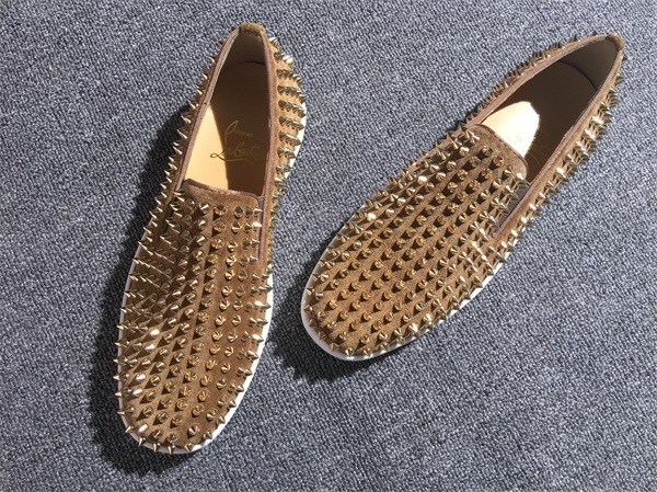 Louboutin For Man Sneakers Christian Louboutin Flat Boat Shoes