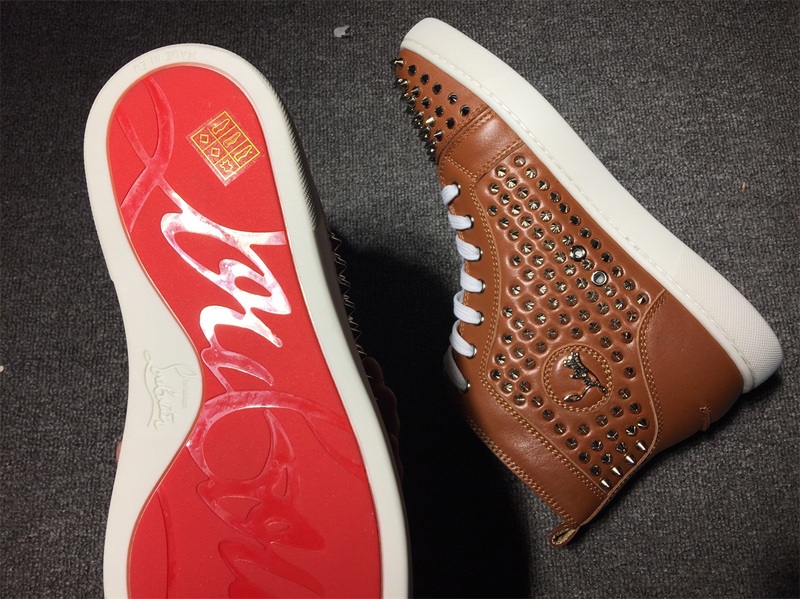 Christian Louboutin High Top Flats Men Sneakers