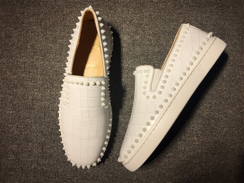 Louboutin For Man Sneakers Christian Louboutin Flat Boat Shoes