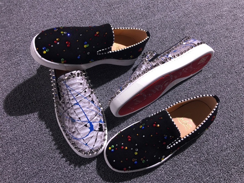 Louboutin For Man Sneakers Christian Louboutin Flat Boat Shoes