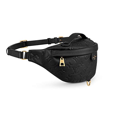 Louis Vuitton Monogram Empreinte Leather Bumbag Handbag Black  M44812