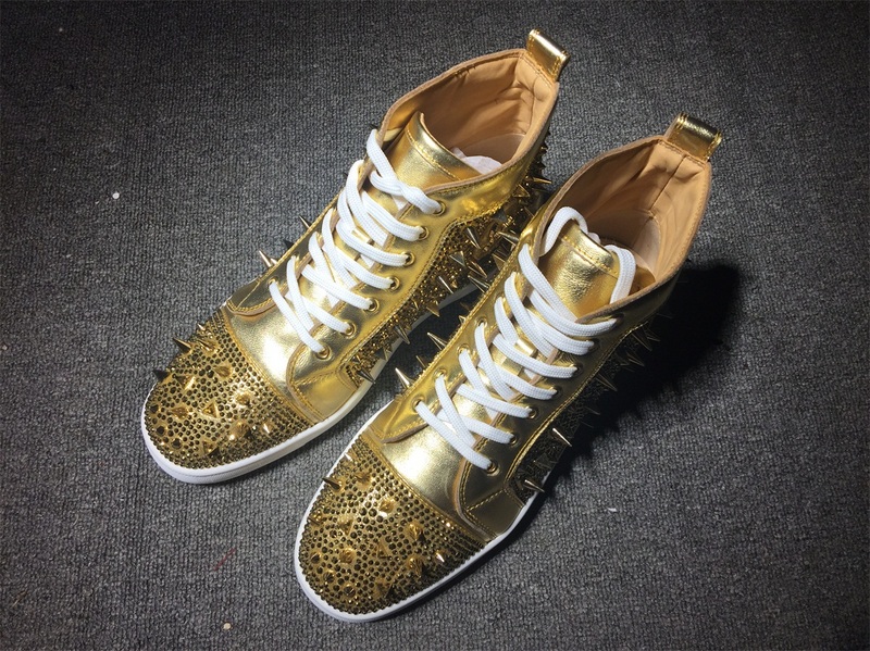 Christian Louboutin High Top Flats Men Sneakers