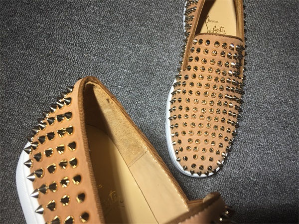 Louboutin For Man Sneakers Christian Louboutin Flat Boat Shoes