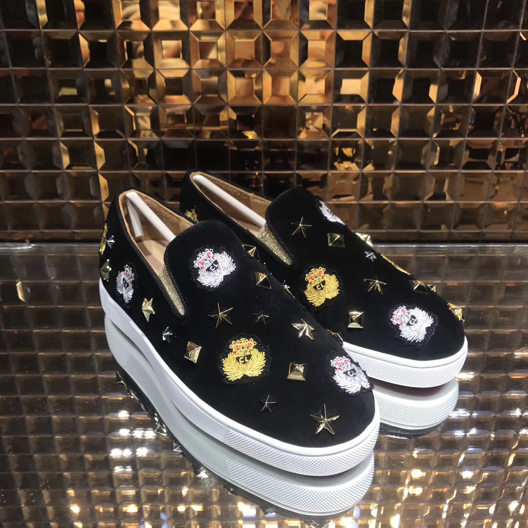 Louboutin for man sneakers Christian Louboutin Flat Boat Shoes