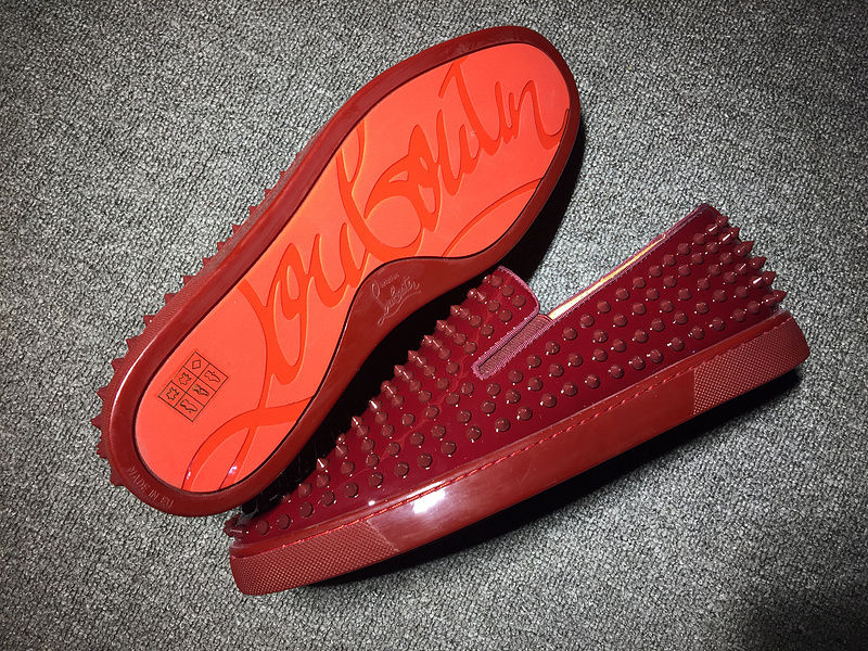 Louboutin For Man Sneakers Christian Louboutin Flat Boat Shoes