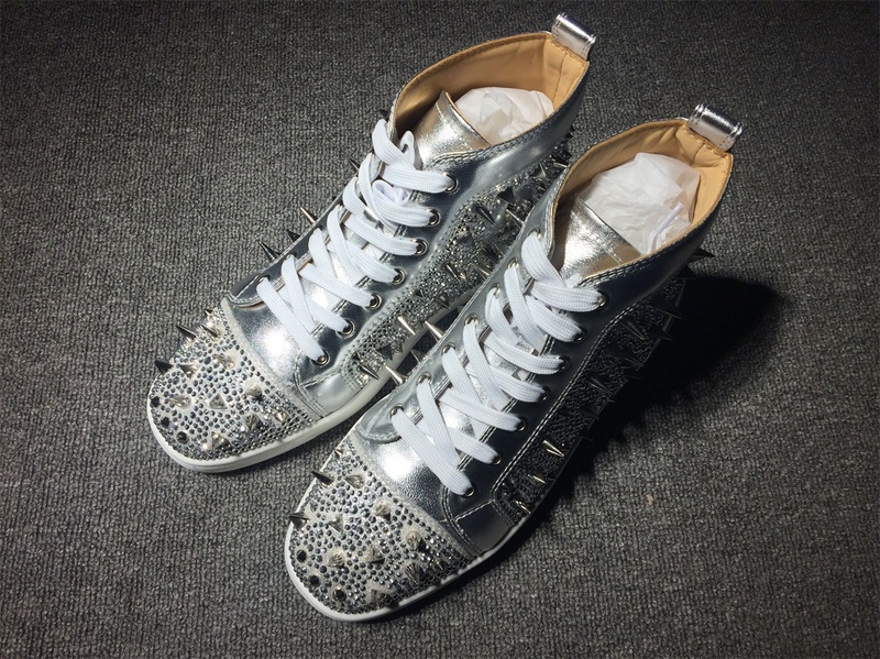 Christian Louboutin High Top Flats Men Sneakers