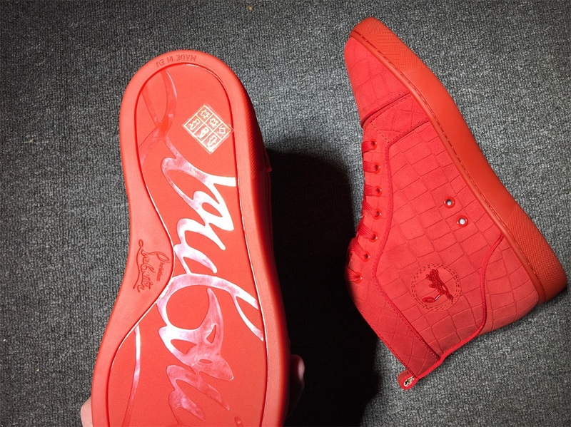 Christian Louboutin High Top Flats Men Sneakers