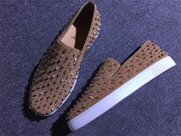 Louboutin For Man Sneakers Christian Louboutin Flat Boat Shoes