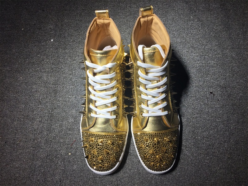 Christian Louboutin High Top Flats Men Sneakers