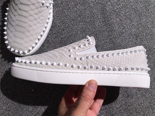Louboutin For Man Sneakers Christian Louboutin Flat Boat Shoes