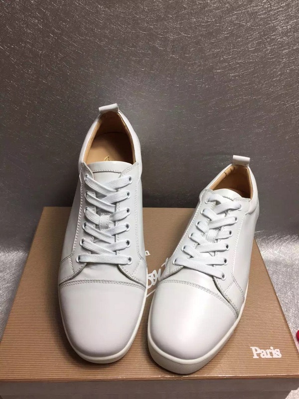 Christian Louboutin White Low Top Junior Shoes