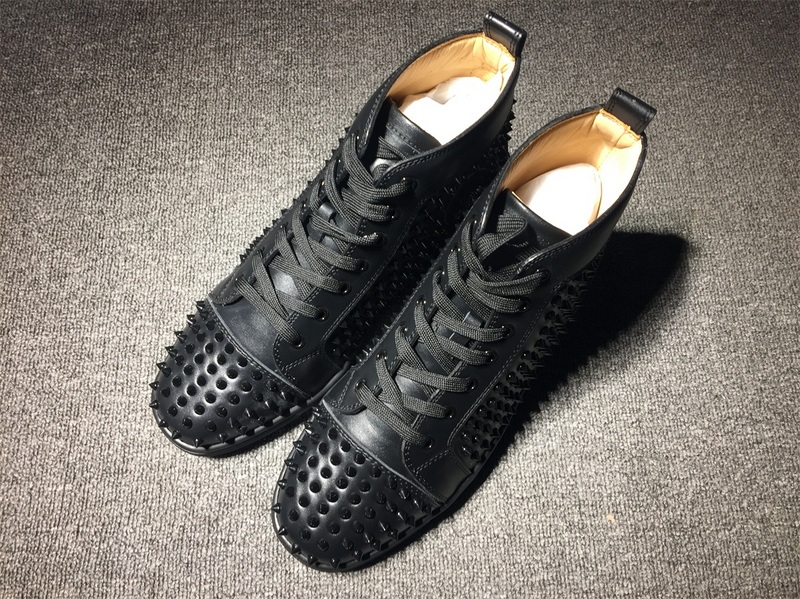 Christian Louboutin High Top Flats Men Sneakers