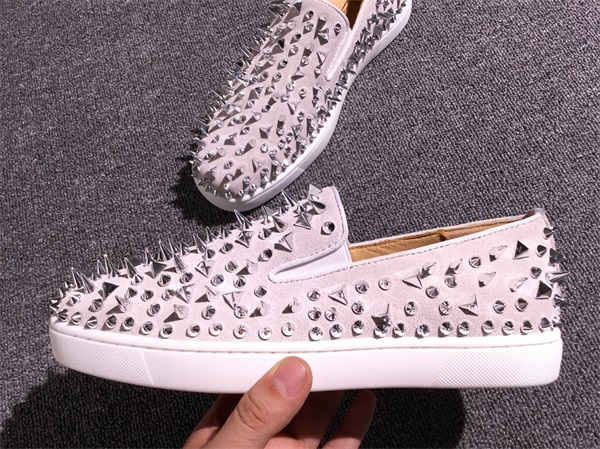 Louboutin For Man Sneakers Christian Louboutin Flat Boat Shoes