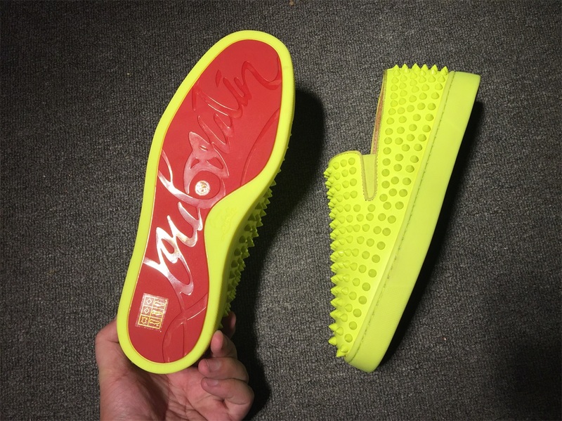 Louboutin For Man Sneakers Christian Louboutin Flat Boat Shoes