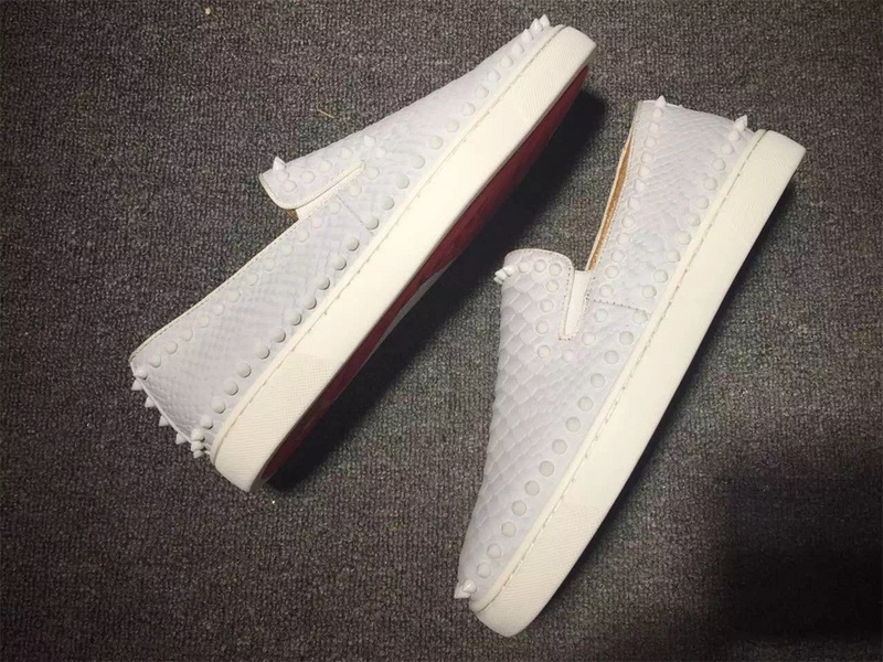 Louboutin For Man Sneakers Christian Louboutin Flat Boat Shoes