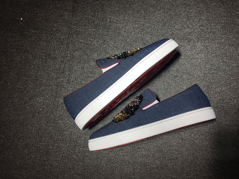 Louboutin For Man Sneakers Christian Louboutin Flat Boat Shoes