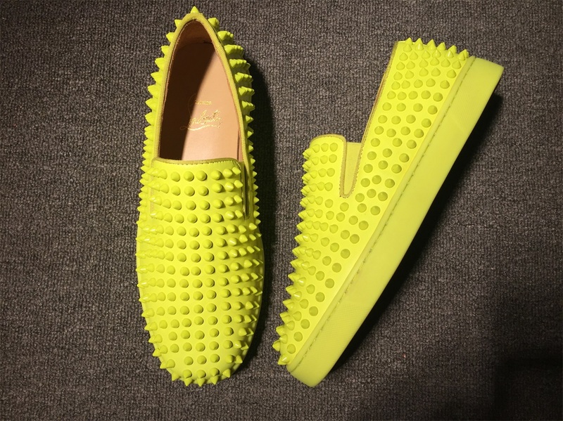 Louboutin For Man Sneakers Christian Louboutin Flat Boat Shoes