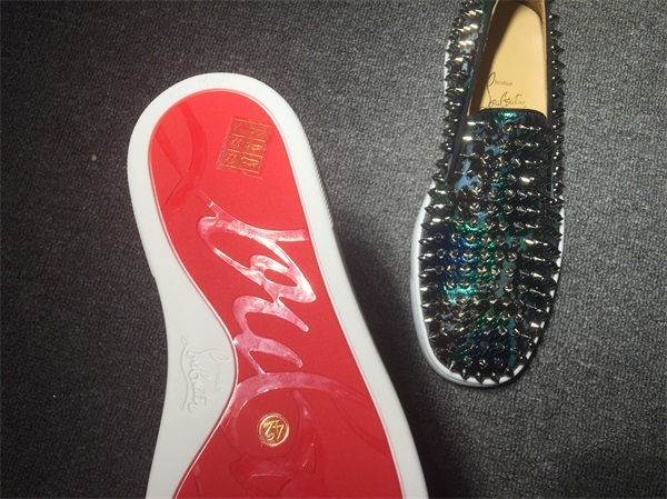 Louboutin For Man Sneakers Christian Louboutin Flat Boat Shoes