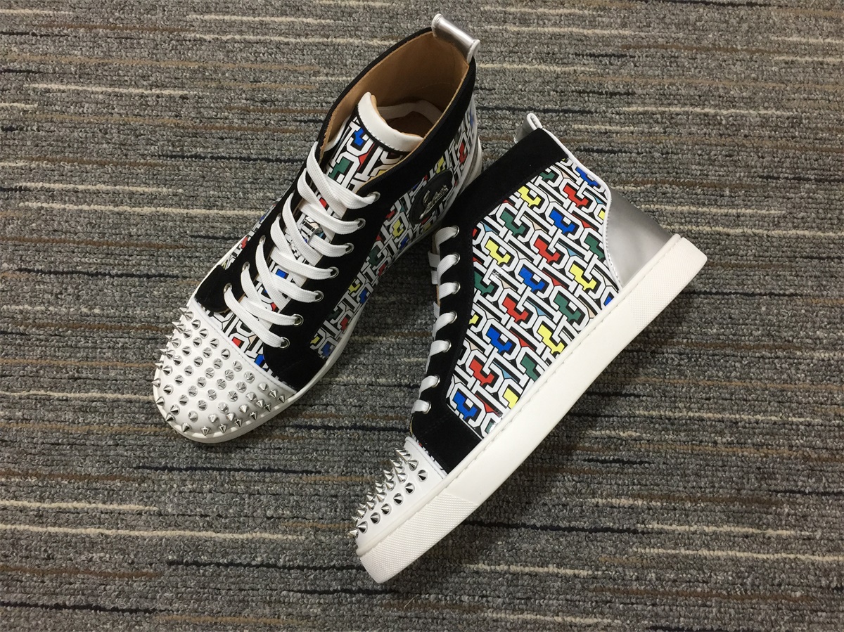 christian louboutin Lou Spikes Orlato Flat Sneaker